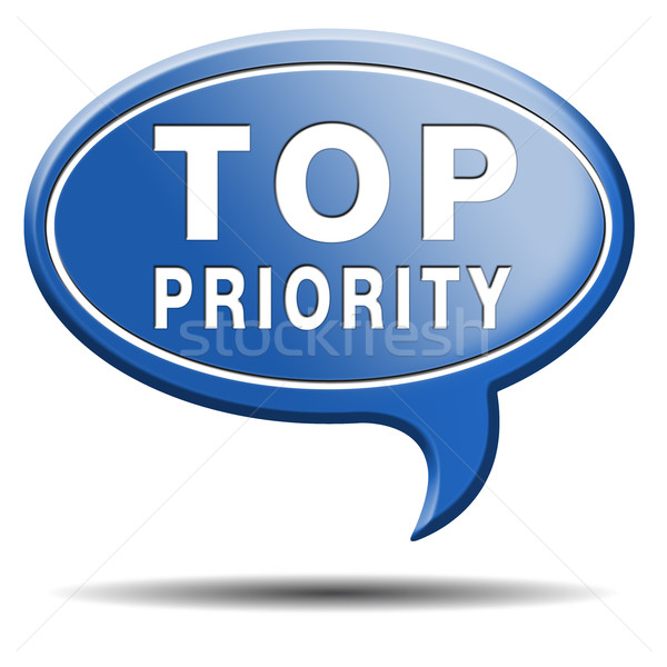 Top priorità importante alto urgenza info Foto d'archivio © kikkerdirk