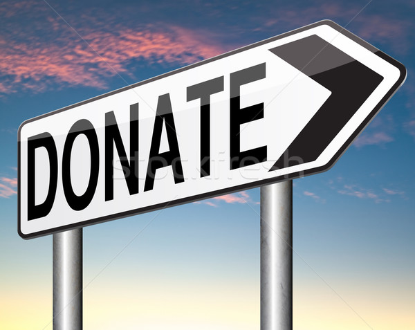 Schenken liefdadigheid geven helpen geld Stockfoto © kikkerdirk