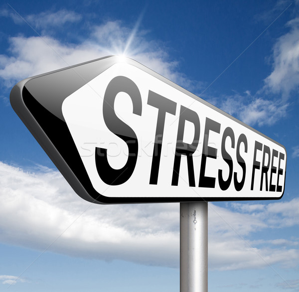 Stock photo: stress free zone