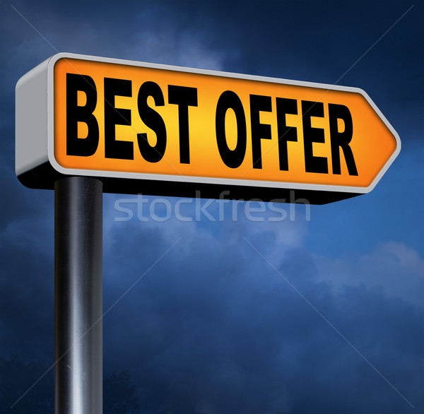 Stock photo: best offer