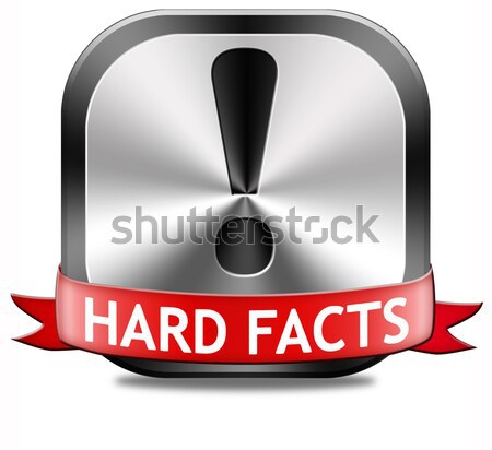Stock photo: hard facts scientific proof