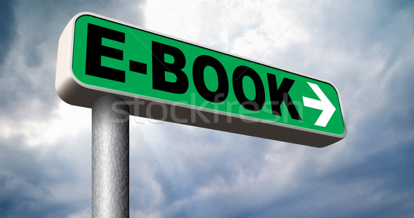 Ebook eletrônico livro baixar on-line Foto stock © kikkerdirk