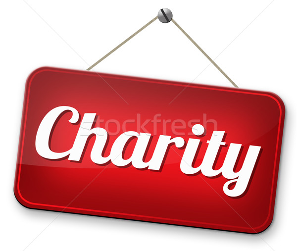 Stock photo: charity donation