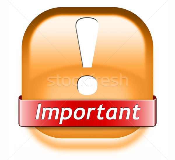 Importante informations un message essentiel critique info [[stock_photo]] © kikkerdirk