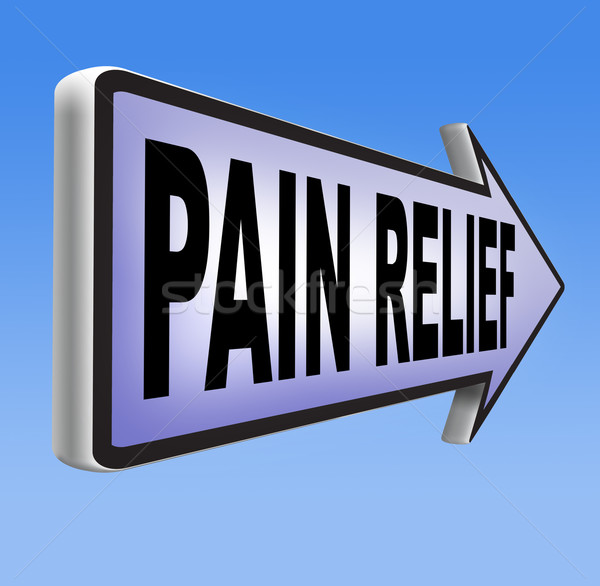 pain relief Stock photo © kikkerdirk