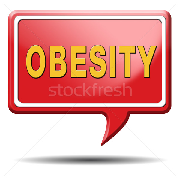 obesity Stock photo © kikkerdirk