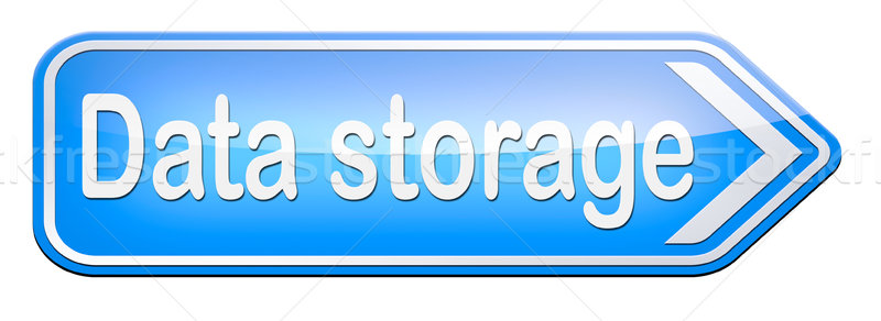 Stockage de données fichier document gestion base de données minière Photo stock © kikkerdirk