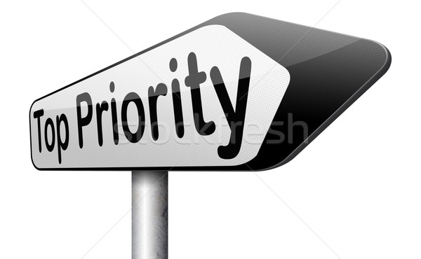 top priority Stock photo © kikkerdirk