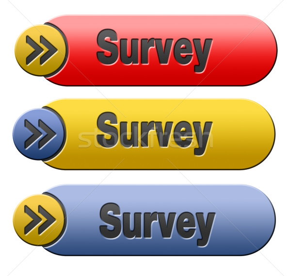 survey button Stock photo © kikkerdirk
