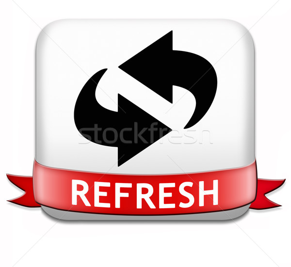 refresh button Stock photo © kikkerdirk