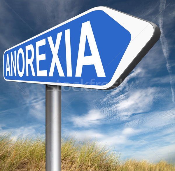 Anorexia eszik zűrzavar súly megelőzés kezelés Stock fotó © kikkerdirk