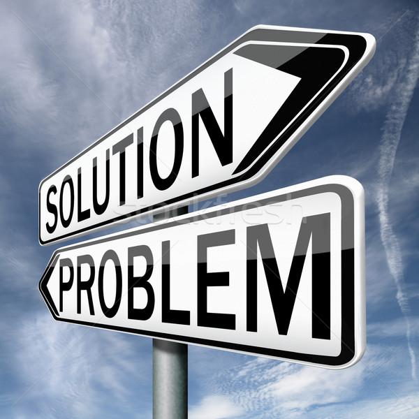 solution problem Stock photo © kikkerdirk
