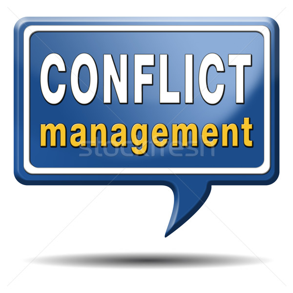 conflict management Stock photo © kikkerdirk