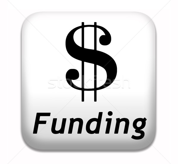 Fundusz przycisk dobroczynność ceny darowizna zysk Zdjęcia stock © kikkerdirk