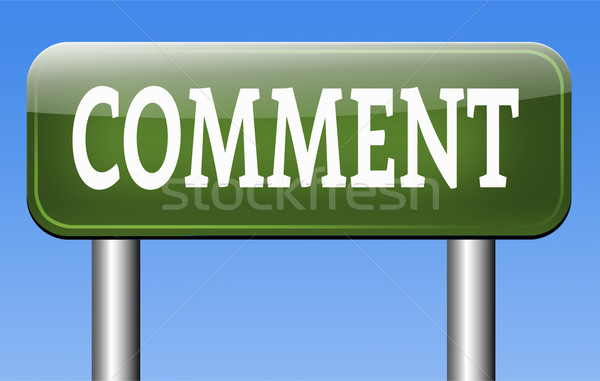 Commentaar klant terugkoppeling schrijven internet Stockfoto © kikkerdirk