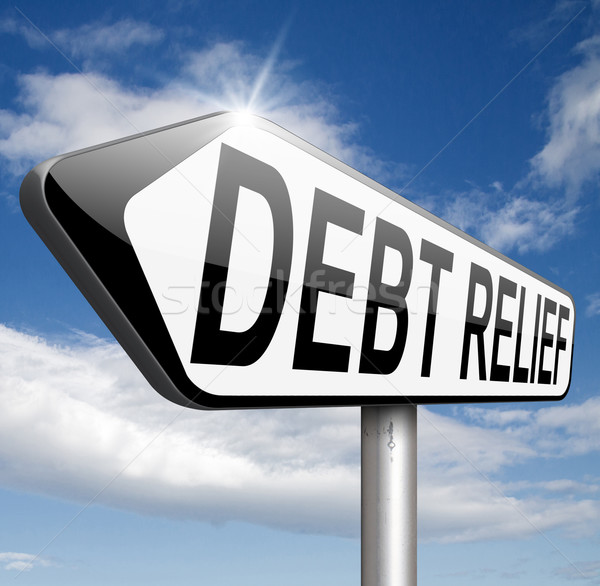 debt relief Stock photo © kikkerdirk