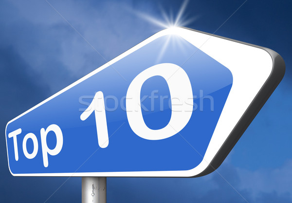 top 10 charts Stock photo © kikkerdirk