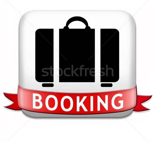 booking vacation ticket Stock photo © kikkerdirk