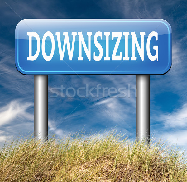 Stock photo: downsizing