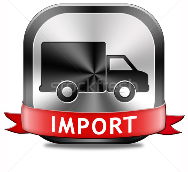 Import międzynarodowych światowy globalny handlu Zdjęcia stock © kikkerdirk