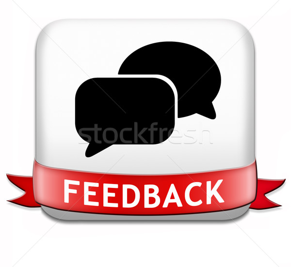 feedback button Stock photo © kikkerdirk