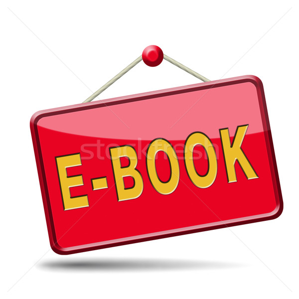 ebook button Stock photo © kikkerdirk