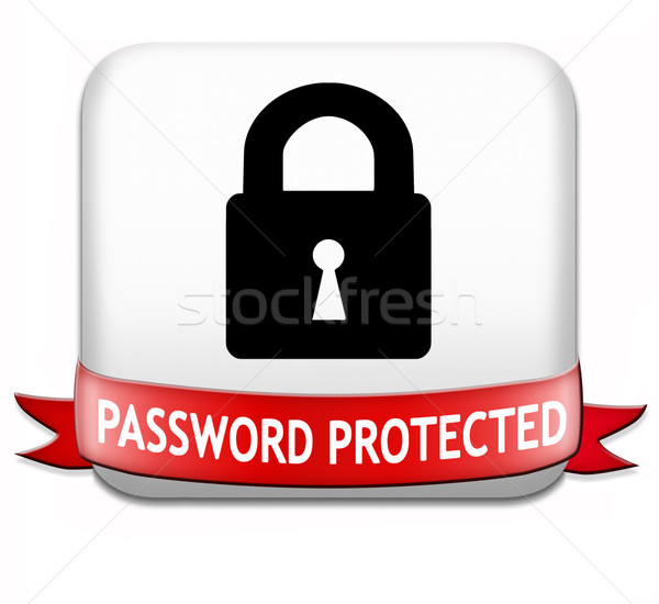 password protected Stock photo © kikkerdirk