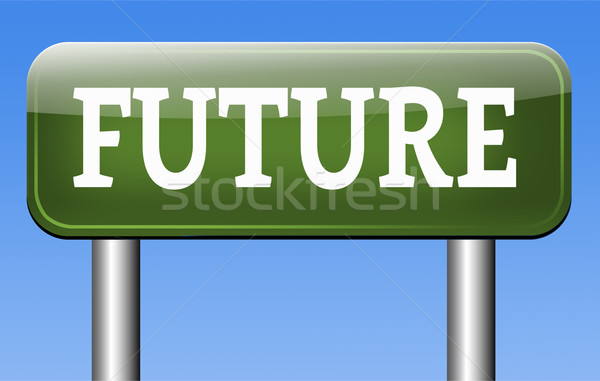 Fényes jövő technológia előrejelzés következő generáció Stock fotó © kikkerdirk