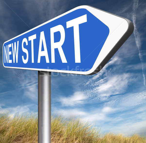 new start Stock photo © kikkerdirk