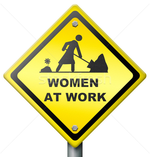Stock photo: women at work