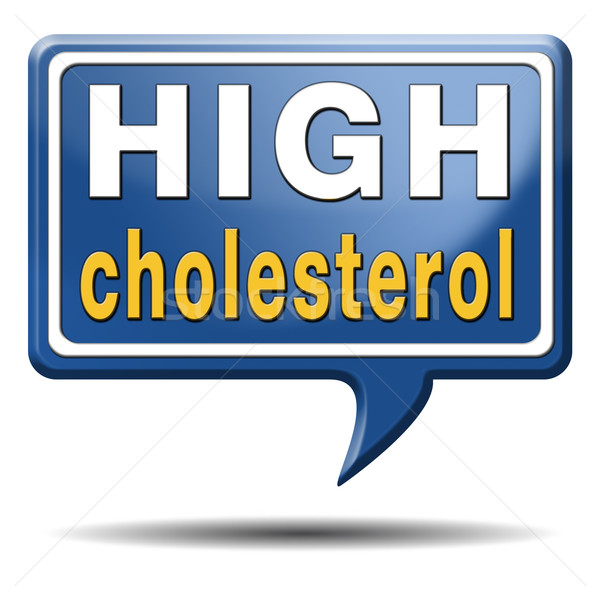Groß Cholesterin Ebene senken Herz-Kreislauf- Krankheit Stock foto © kikkerdirk