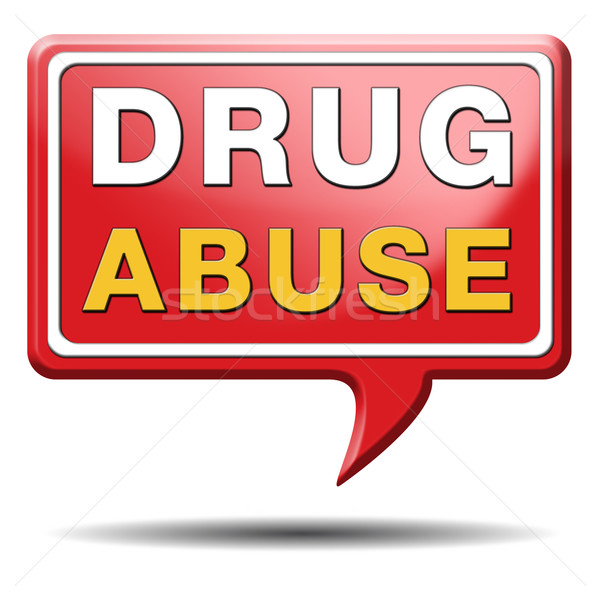 ストックフォト: 薬物 · 虐待 · 停止 · リハビリテーション