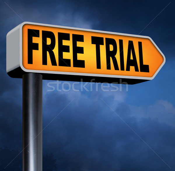 Free trail product sample Stock photo © kikkerdirk