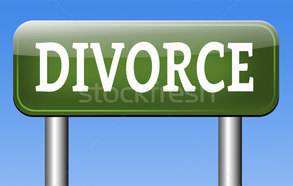 divorce Stock photo © kikkerdirk
