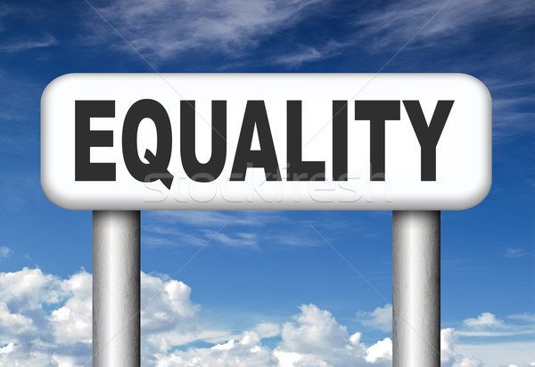 Gleichheit keine Unterschied gleich Rechte Chancen Stock foto © kikkerdirk