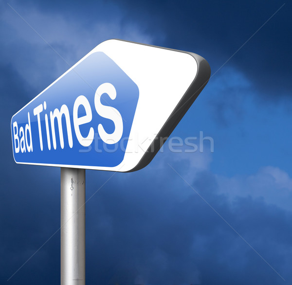 Stock photo: bad times