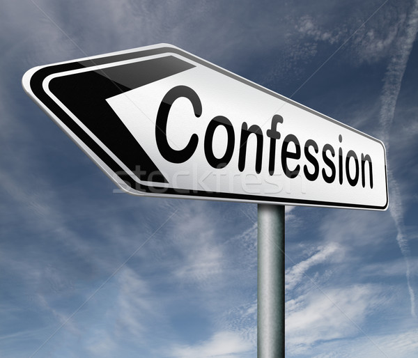 confession Stock photo © kikkerdirk