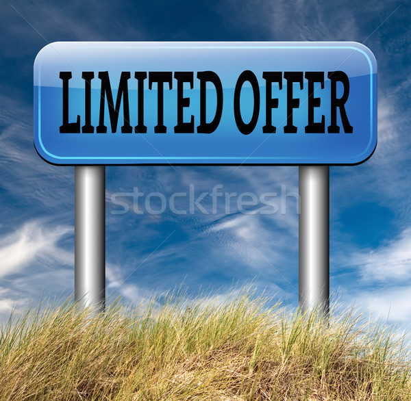 limited offer Stock photo © kikkerdirk