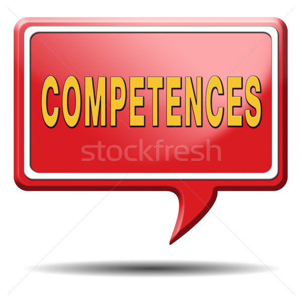 competences Stock photo © kikkerdirk