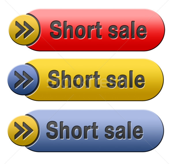 Scurt vânzare buton icoană preturi vânzări Imagine de stoc © kikkerdirk