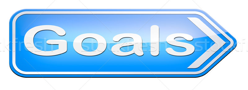 Stock photo: set goals