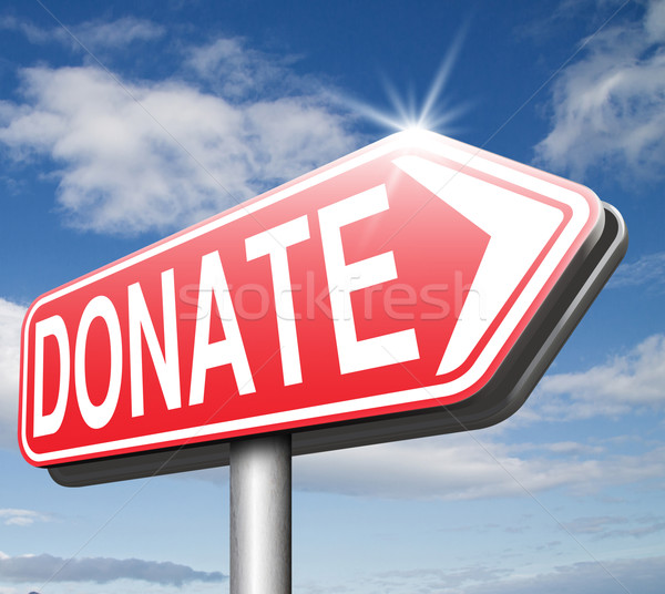 Schenken liefdadigheid geven genereus schenking ondersteuning Stockfoto © kikkerdirk