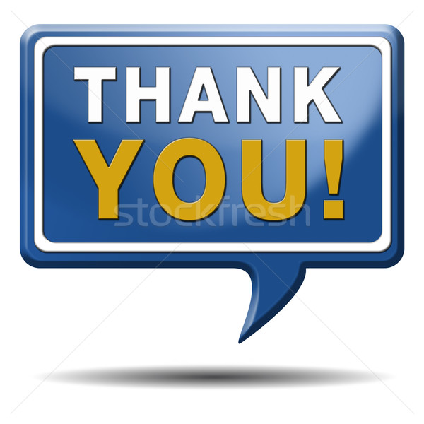 thank you note Stock photo © kikkerdirk
