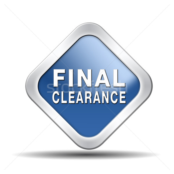 final clearance Stock photo © kikkerdirk