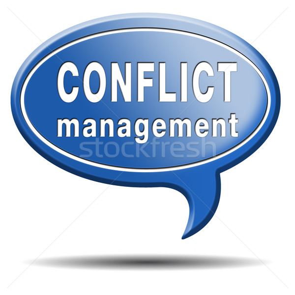 conflict management Stock photo © kikkerdirk