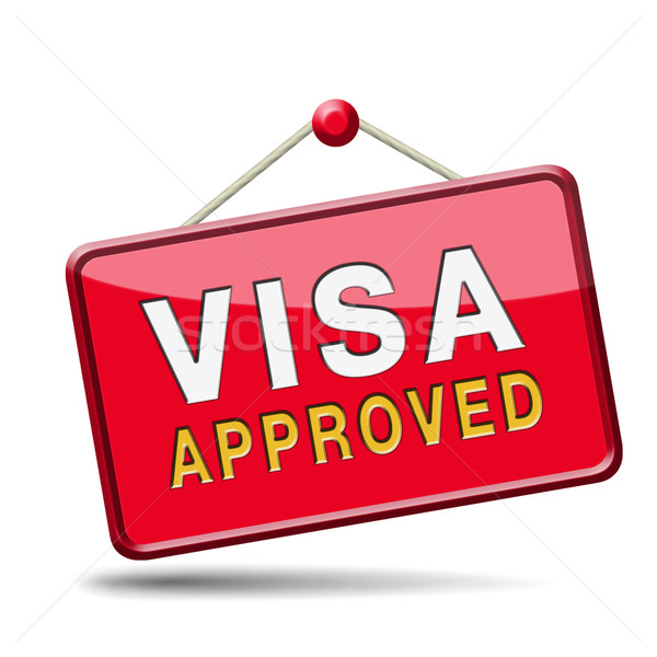 visa approved Stock photo © kikkerdirk
