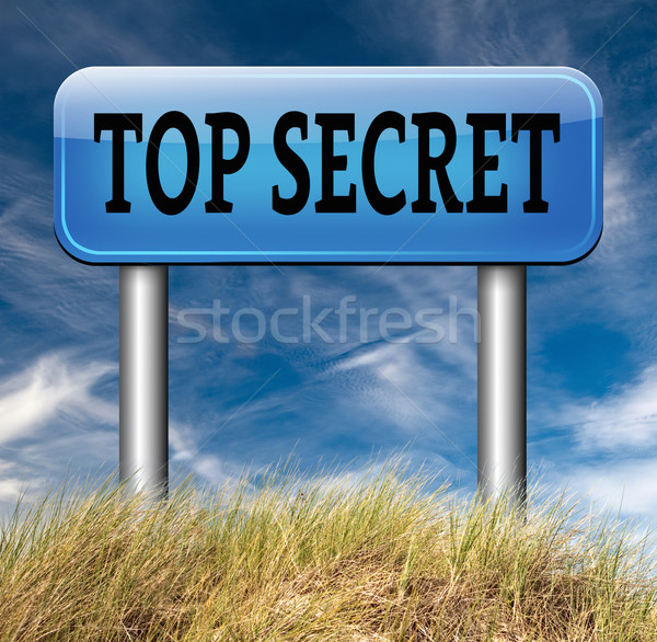 top secret Stock photo © kikkerdirk