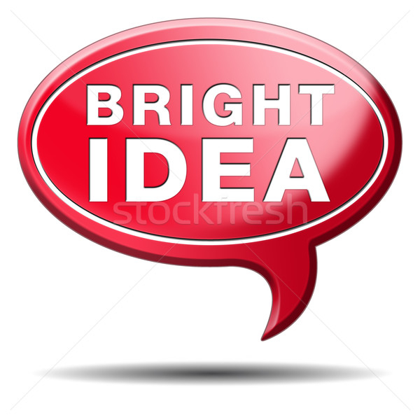 Stock photo: bright idea