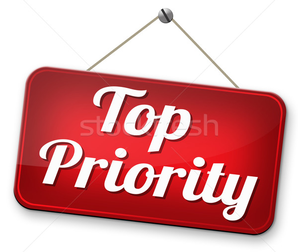 top priority Stock photo © kikkerdirk