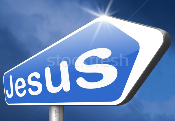 Jesus christ leidend manier geloof verlosser Stockfoto © kikkerdirk